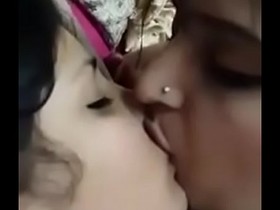 Bhabhi enjoys lesbian sex with her horny sister in law