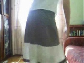 My crazy sister self spanking. Great stolen video