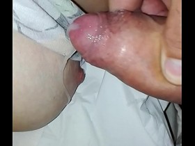 love to cum on my sleeping sister huge tits